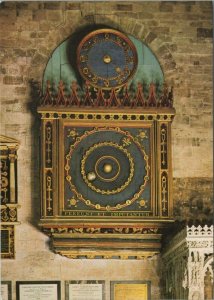 Devon Postcard - Late 15th Century Clock, Exeter Cathedral   RR13396