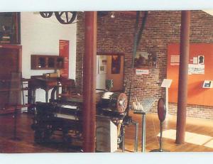 Unused Pre-1980 MUSEUM SCENE Lowell Massachusetts MA ho9024