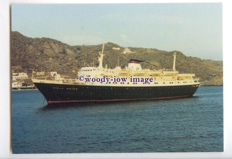 LN1354 - Greek Cruise Liner - Stella Oceanis , built 1965 ex Aphrodite -postcard