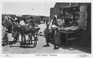 US5344 native market donkey types folklore omdurman  sudan africa