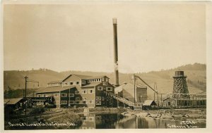 Postcard RPPC C-1910 Oregon La Grande Logging Lumber Sawmill 23-13805