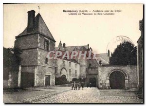 Old Postcard Beaugency Loiret Old courtyard of the Depot Bois Colombes Summer...