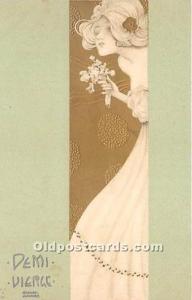 Demi Vierge Artist Raphael Kirchner Unused 