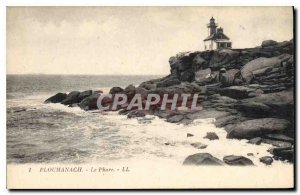 Postcard Old Lighthouse Ploumanach