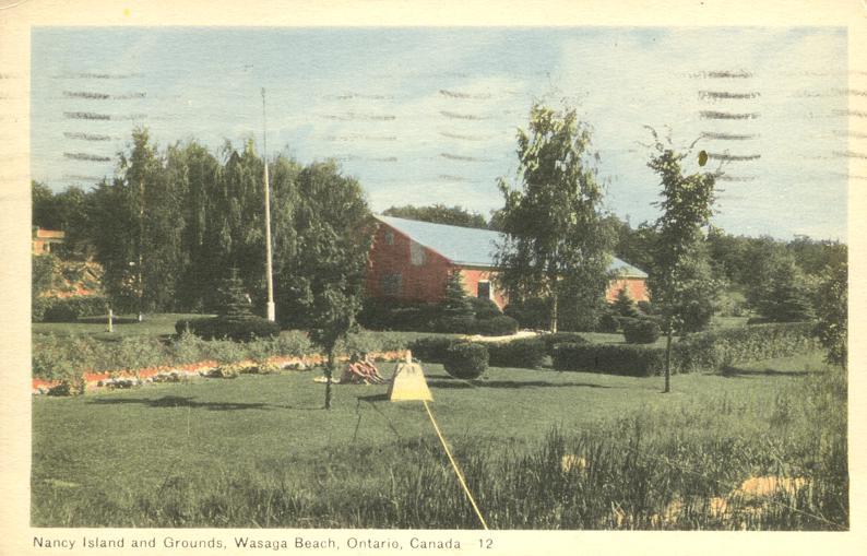 Nancy Island and Grounds - Wasaga Beach, Ontario, Canada - pm 1952