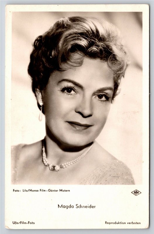 Augsburg Bavaria Germany Native Actress Magda Schneider~Wolf Albach Retty