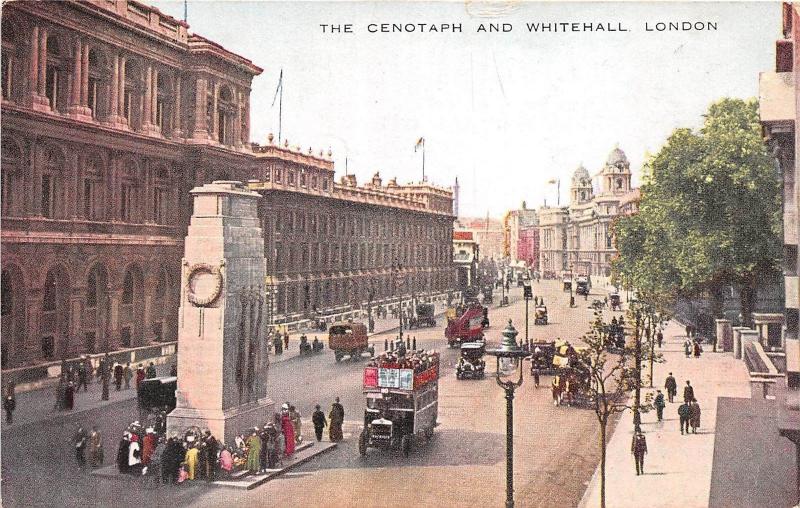B85032 the cenotaph and whitehall truck car voiture  london uk