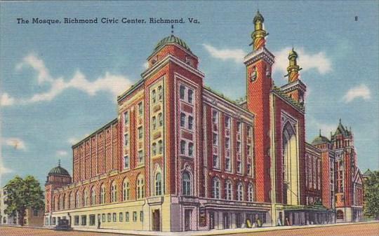 The Mosque Richmond Civic Center Richmond Virginia