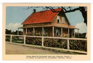 Canada - ON, Callander. Dionne Quintuplets Birthplace