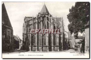 Tours Old Postcard Apse of the cathedral