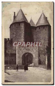 Postcard Old Gate Carcassonne Narbonne Tour