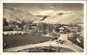 Sun Valley ID The Village c1950 Real Photo Postcard