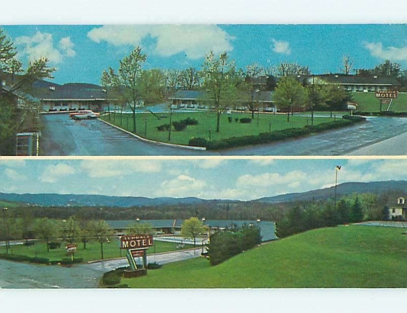 Pre-1980 OLD CARS & TERRACE MOTEL Bedford Pennsylvania PA s7310