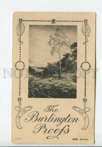 443172 UK Burlington Proofs ADVERTISING Fine Art Publishing Vintage postcard