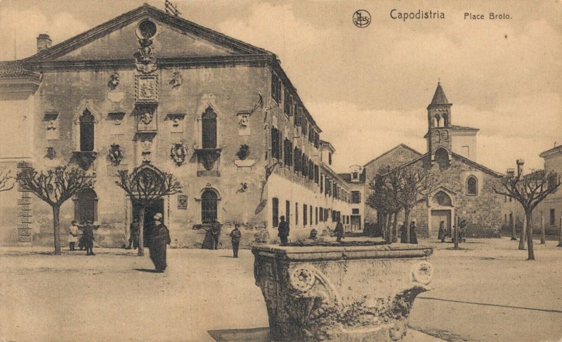 Slovenia Capodistria Place Brolo 06.91