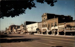 Logan Utah UT Street Scene Vintage Postcard