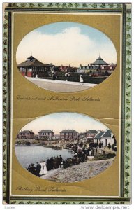 SALTCOATS, Ayshire, Scotland, 1900-1910's; Bandstand And Melbourne Park, Bath...