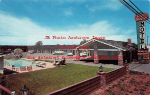 CA, Santa Rosa, California, Town House Motel, Swimming Pool, Gaskill Pub No 1789