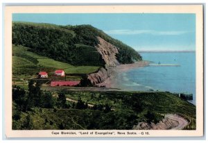 c1940's Cape Blomidon Land of Evangeline Nova Scotia Canada Postcard