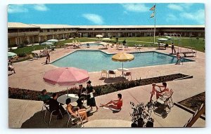 SACRAMENTO, CA California ~ c1950s  Roadside SACRAMENTO INN ~ Pool Postcard