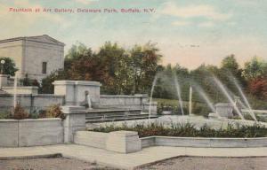 Fountain at Art Gallery in Delaware Park - Buffalo NY, New York - DB