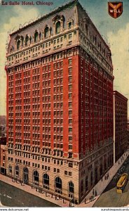 Illinois Chicago La Salle Hotel 1912