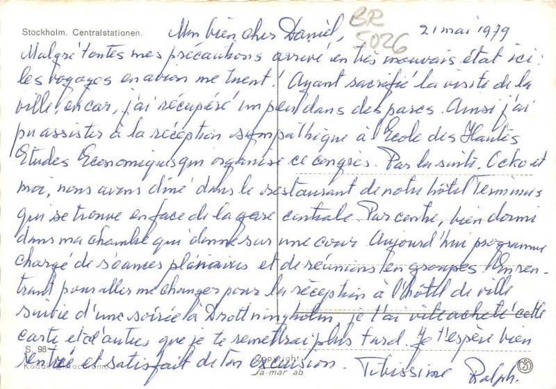 BR5026 Centralstationen Stockhlom   sweden