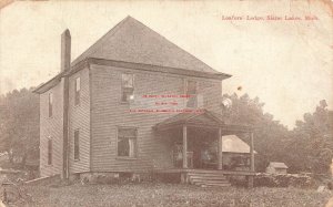 MI, Sister Lakes, Michigan, Loafers' Lodge, Exterior View, 1912 PM