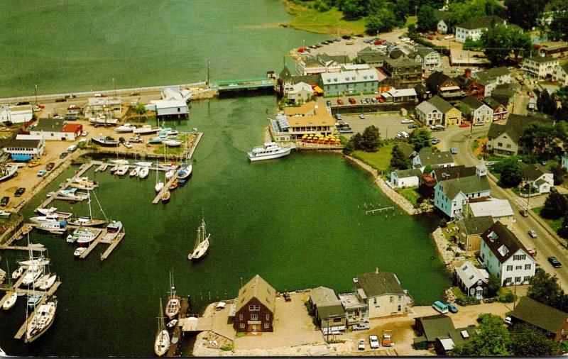 Maine Kennebunkport Waterfront Aerial View