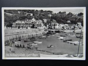 Dorset LYME REGIS Harbour & Cobb c1950's RP Postcard by Photo Precision Ltd