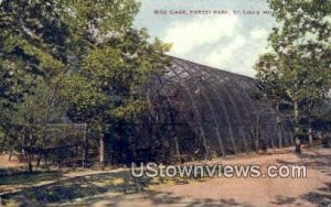 Bird Cage, Forest Park - St. Louis, Missouri MO Postcard