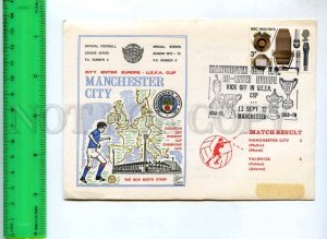 241899 UK FOOTBALL City enter Europe UEFA Cup MANSHESTER CITY 1972 y old COVER