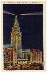 Terminal Tower, Hotel Cleveland Ohio