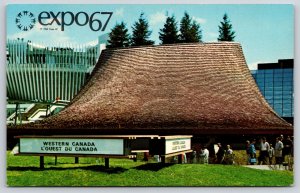 Expo & Theme Park~Pavilion of Western Canada Expo 67~Vintage Postcard
