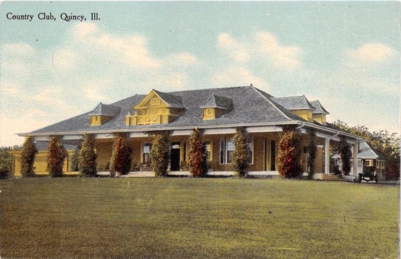 QUINCY ILLINOIS COUNTRY CLUB S M KNOX PUBL POSTCARD 1910s