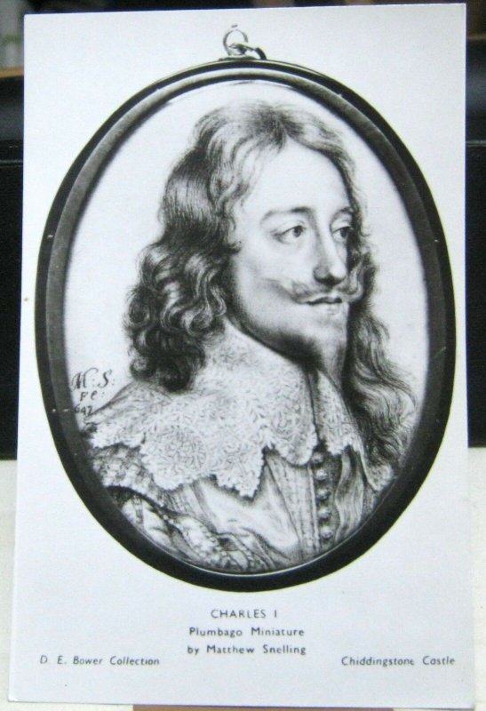 Postcard Art Royalty Charles I Snelling - unposted