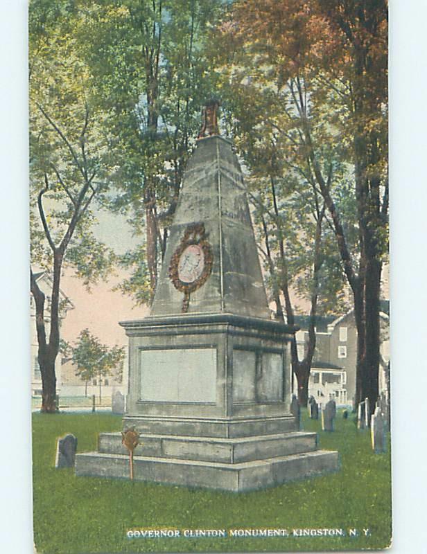 Divided-Back MONUMENT Kingston New York NY HJ8098