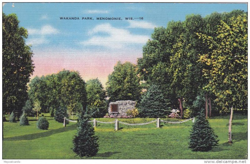 Wakanda Park, Menomonie, Wisconsin, 1930-1940s