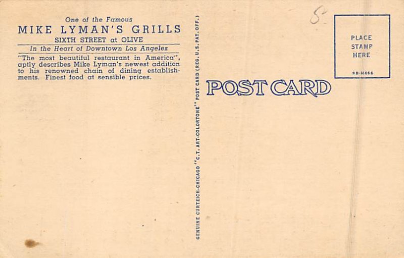 Mike Lyman's Grill Los Angeles CA