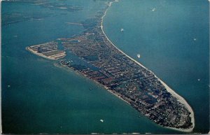 Florida Anna Maria Island Aerial View 1971