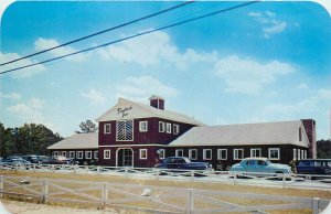 Postcard 1950s Macon Georgia Pine Brook Inn Motel autos roadside Dexter 24-5054