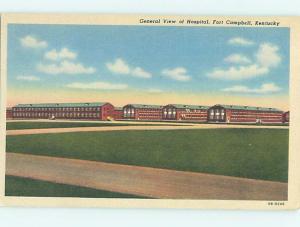 Unused Linen HOSPITAL SCENE Fort Campbell - Hopkinsville Kentucky KY W2813