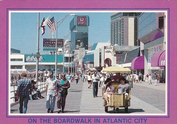 On The Boardwalk In Atlantic City New Jersey 1991