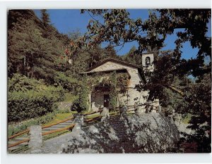 Postcard Chiesa del Cuore, Immacolato di Maria, Aldesago, Lugano, Switzerland