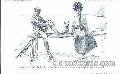 Artist Charles Dana Gibson (United States) The Dog Unused light tab marks fro...