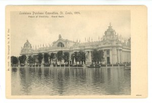 MO - St Louis. 1904 Louisiana Purchase Expo, Palace of Electricity, Grand Basin