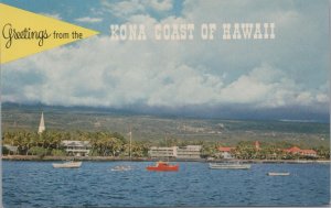 Postcard Greetings From the  Kona Coast of Hawaii