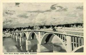 AR, Little Rock, Arkansas, Main Street Bridge, Graycraft Card Co. L-192