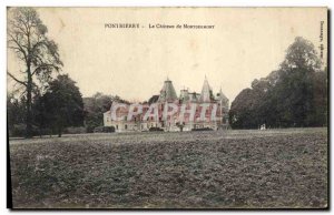 Old Postcard Chateau de Montgermont Ponthierry