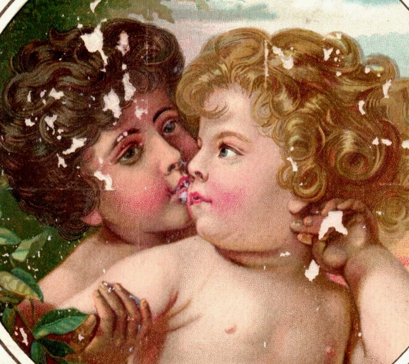 1881 Christmas Card Co. Adorable Cherubs Angels #6D